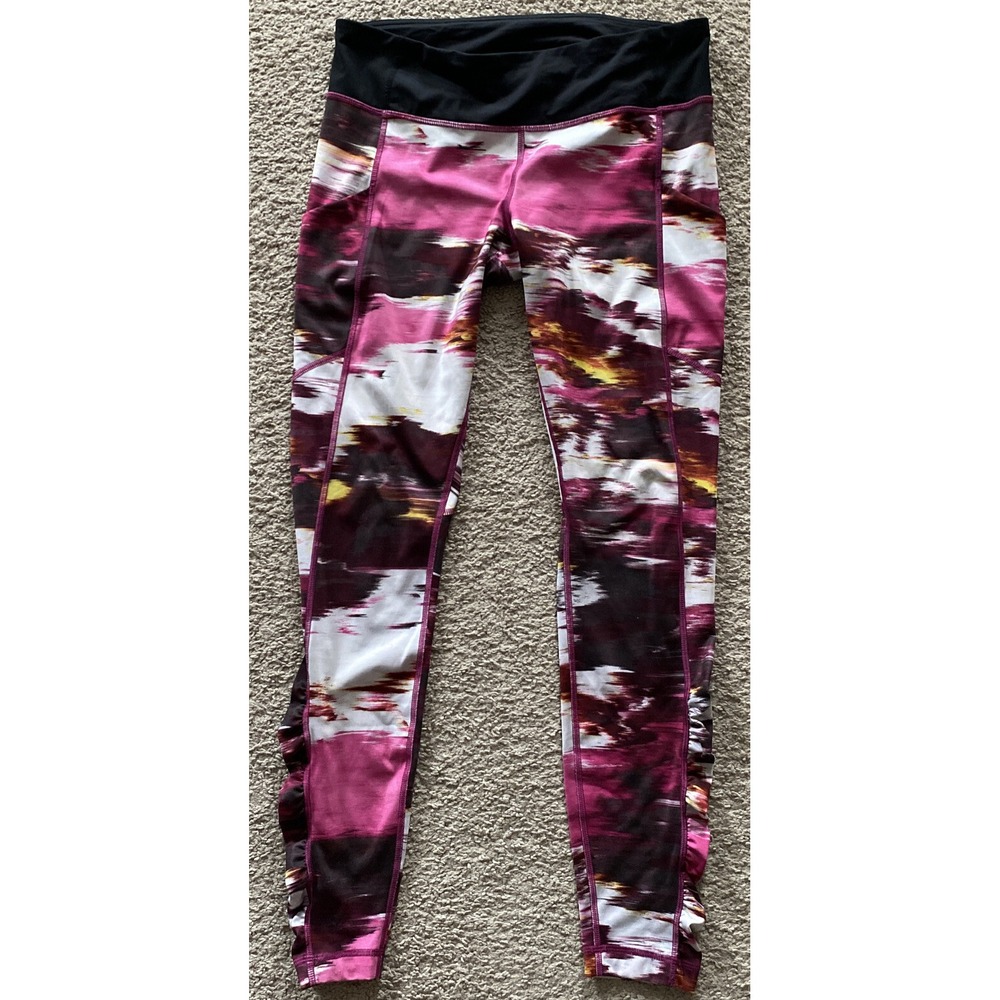 Lululemon Speed Tight IV Full-On Luxtreme Wind Berry Rumble Size 10